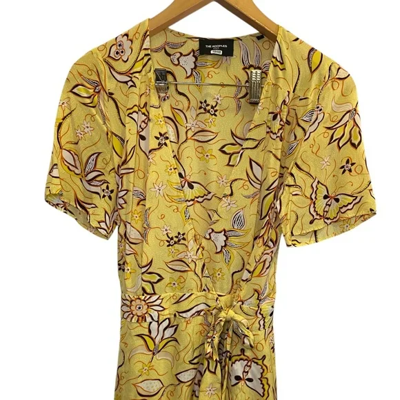 The Kooples Women’s Floral Wrap Maxi Dress Sz 4 - Picture 3 of 12